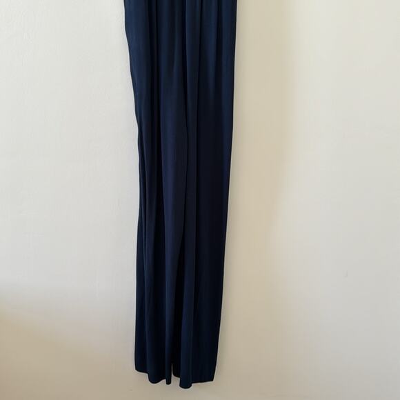 Madewell V-Back Wide-Leg Jumpsuit Navy Blue Size 0 - Picture 7 of 12
